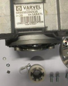 Gear 20:1 f/agitator hopper/B